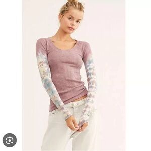 Free people scoop neck long sleeve!